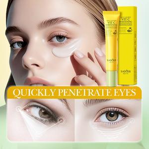 Crème pour les yeux nourrissante à la vitamine C de mandarine verte, hydratante, resserre les pores, améliore les cernes et la sécheresse sous les yeux - Product Image 5