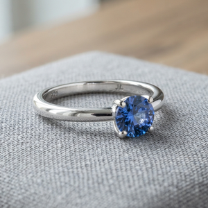 VVLCO 925 Sterling <b>Silver</b> Lab Grown Zircon Prong <b>Set</b> Solitaire <b>Ring</b> Luxury Unisex Jewelry IGI Certified for Wedding Anniversary - Product Image 3