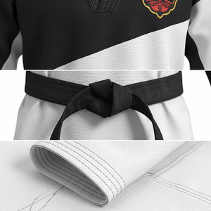 Uniforme de Karate Personalizado, Diseño en Blanco, Ligero, para Práctica, Entrenamiento de Artes Marciales, Alta Calidad, MMA, OEM, ODM - Product Image 4