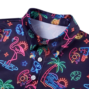 Polos de golf informales y elegantes para jóvenes, con protección UV y tela elástica, para el campo de golf, la oficina y actividades diarias. - Product Image 3