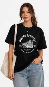 เสื้อยืดผู้หญิงฤดูร้อน สีกรมท่า ผ้าฝ้ายนุ่ม สวมใส่สบาย แขนสั้น ระบายอากาศได้ดี คุณภาพสูง ปรับแต่งได้ ONE TEN Apparels 180 กรัม พร้อมโลโก้ - Product Image 1
