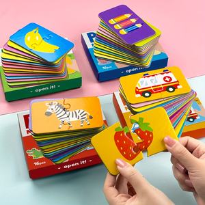 Cartes Premium LearnPlay Alphabet Animaux Fruits : Stimulez la Créativité, Impressions Sûres sur Papier Épais, Favorise le Développement Précoce des Enfants - Product Image 1
