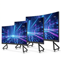 Pantalla LED de Video para Interiores con Control Inteligente Todo en Uno, Personalizable, de 108/135/163 Pulgadas, Pantalla LED Grande Tipo COB para Educación y Conferencias