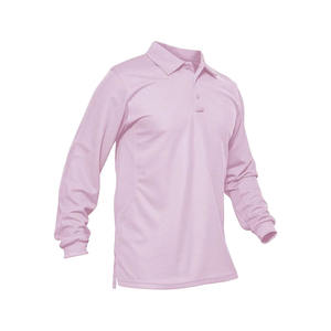 Polo en tricot de style italien pour sports d'équipe et entraînements en salle de sport, polo classique à manches longues pour hommes - Product Image 1