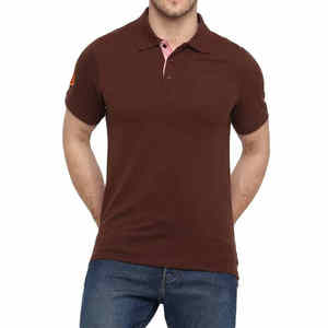 Polo homme été 2026 Nouveauté couleur unie imprimé ancre T-shirt à manches courtes pour homme - Product Image 1