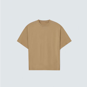 Shoulder Factory Sale New Design Plain <b>Denim</b> <b>Material</b> Plus Size Neck Streetwear Fashion T-Shirt Men's Wear Quick Dry Breathable - Product Image 2