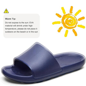 Wholesale Eco-friendly EVA Durable <b>Slide</b> Sandals Men Women | Lightweight Anti-Slip Bathroom Slippers | Comfortable <b>Indoor</b> - Product Image 4