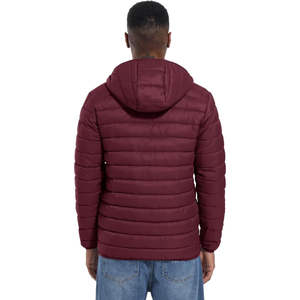 Blouson d'hiver décontracté pour homme, style universitaire, en nylon de haute qualité avec rembourrage en duvet de canard, coupe-vent matelassé, grande taille, manteau bouffant tendance pour homme - Product Image 5