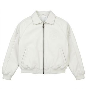 Chaqueta Bomber de Cuero Personalizada para Hombre, Cómoda y Elegante, de Alta Calidad y Resistente al Viento - Product Image 4