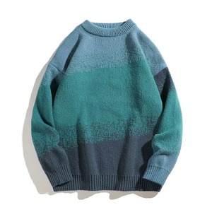 Pull pour homme confortable à col rond en maille douce, mode hivernale intemporelle, fournisseur de vêtements en conteneur - Product Image 1