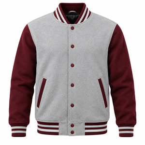 ผู้ผลิตเสื้อแจ็คเก็ตหนัง Bomber Varsity ขายส่ง เสื้อแจ็คเก็ตหนังสั่งทำพิเศษ 2026 สีดำ เสื้อแจ็คเก็ตเบสบอลสีเหลือง - Product Image 5
