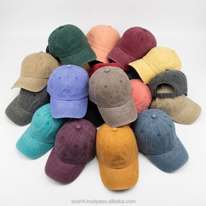 Casquette de baseball personnalisée brodée 100% coton - Casquette de sport unisexe à visière incurvée - Product Image 1