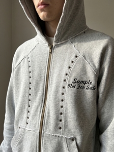 Sweat à capuche zippé intégral en polaire épaisse personnalisé pour homme – Écologique, respirant, anti-boulochage, service OEM - Product Image 4