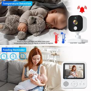 Monitor Inteligente para Bebés y Mascotas con Cámara PTZ, Pantalla de 5.0 Pulgadas, Batería de Gran Capacidad, Visión Nocturna IR, Audio Bidireccional y Música, Precio de Fábrica - Product Image 5