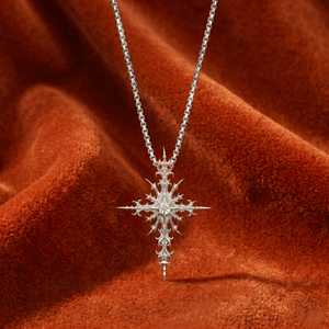 Collier pendentif croix en argent 925 avec moissanite pour homme et femme, bijoux hip-hop streetwear - Product Image 2
