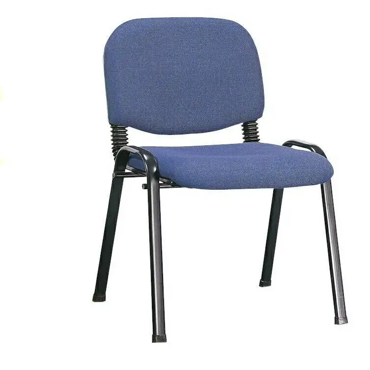 Stackable Training Room Chair Office Visitor Conference Fabric Armless Training Chair