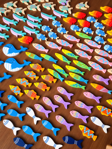 Jouets en bois d'animaux non finis ou colorés en bois naturel, figurines d'animaux Montessori, jouets éducatifs sensoriels pour enfants, vente en gros - Product Image 6