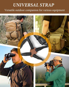 Arnés de pecho ajustable de nailon para binoculares, correa resistente para caza y observación de aves, fabricada por Imra Impex - Product Image 6