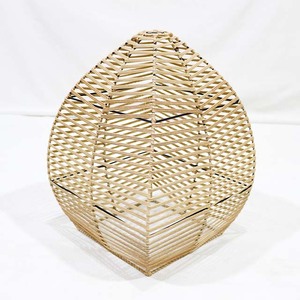 New Design <b>Plastic</b> Wicker Square Lantern Geometric Woven Hanging Ceiling <b>Cover</b> Home Decoration Christmas Durable Eco-Friendly - Product Image 1