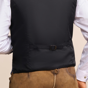 Gilet de style bavarois allemand pour l'Oktoberfest, en tissu jean, nouveau modèle 2026 (Gilet Trachten) - Product Image 5