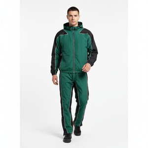 Custom Breathable Solid Nylon Autumn Waterproof Eco-Friendly Hooded Casual Windbreaker Tracksuit Men Lightweight <b>Jogging</b> <b>Suit</b> - Product Image 6