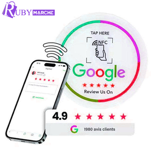 Tarjeta NFC Inteligente para Reseñas de Google, Tarjeta de PVC Personalizada con Chip para Reseñas, para Promoción Empresarial y Marca - Product Image 3