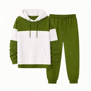 Ensemble de survêtement personnalisé en 2 pièces, jogging, vêtements de sport, survêtement en coton pour hommes - Product Image 6