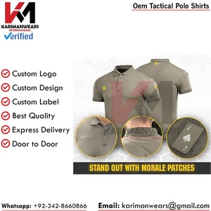Fabricación por Contrato de Camisetas Polo Tácticas para Distribuidores de Ropa con Etiquetas Personalizadas, Costuras Resistentes y Servicios de Suministro al por Mayor - Product Image 4