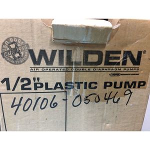 Pompe en plastique Wilden 01-2575 1/2'', 40106-050469 - Équipement et pièces semi-conductrices de renommée mondiale à confiance - Product Image 1