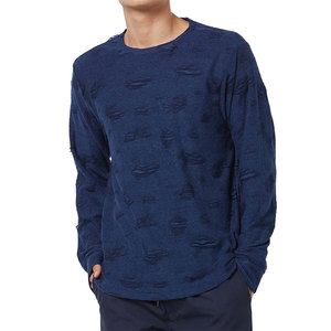 Sudaderas Personalizadas para Hombre, con Contraste de Color, Transpirables, Estilo Desgastado, Ropa Básica, Sudaderas con el Último Diseño - Product Image 1