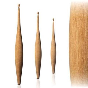 Agujas de Ganchillo Rectas de Madera Ecológicas, Superficie Lisa, Herramientas para Tejer a Mano, Agujas de Coser para Proyectos de Costura Manual - Product Image 2