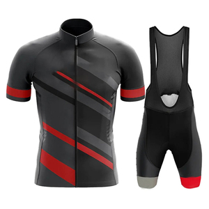 Conjunto de Jersey y Culotte de Ciclismo Personalizado para Hombre, Manga Corta, MTB, Carretera, Secado Rápido, Transpirable, OEM, Venta al Por Mayor - Product Image 4