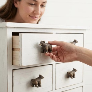 Modernas tiradores de hierro fundido para cajones de armarios de cerveza, guardarropas, cómodas, dormitorios, salas de estar, cocinas, baños y muebles, con diseño de cuentas artísticas - Product Image 4