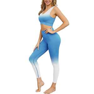 Conjunto de Sudadera con Capucha y Leggings de Yoga Personalizados, Transpirables, con Logo Frontal Personalizado, para Mujer, Invierno y Primavera - Product Image 1