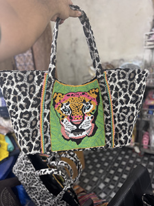 Style bohème indien Designer grande capacité fait à la main femmes sac de messager soirée Shopping pochette perlée Style Boho en gros - Product Image 2