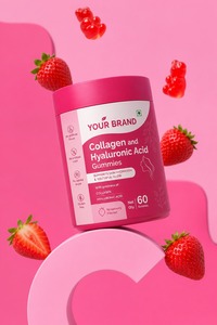 Gomitas de Colágeno Plus Ácido Hialurónico de Marca Privada OEM para Hidratación de la Piel y Apoyo a la Belleza - Product Image 5
