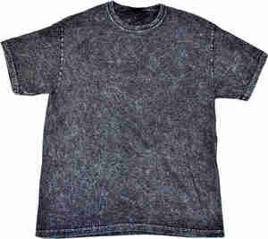 Camiseta de algodón informal de cuello en V para hombre, de 220 g, con lavado ácido, manga corta, estampada, estilo oversize, para streetwear, al por mayor - Product Image 4