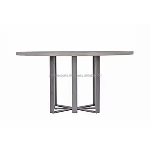 Table basse moderne de luxe en gros, cadre métallique, plateau à bords biseautés, qualité export, Zahid Exports - Product Image 4