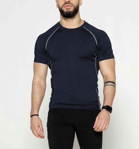 Camiseta Deportiva de Compresión para Hombre, Manga Regular, Transpirable, para Primavera, Gimnasio, Entrenamiento, Running, Jogging, de Alta Calidad - Product Image 5