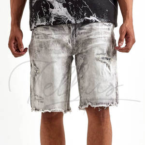 กางเกงยีนส์ขาสั้นผู้ชาย ดีไซน์ล่าสุด คุณภาพสูง ระบายอากาศได้ดี สวมใส่สบาย ขายดี กำลังเป็นที่นิยม ราคาสมเหตุสมผล - Product Image 5