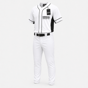 Fabricant de premier plan, prix direct d'usine, ensembles de shorts de baseball respirants personnalisés pour l'été, vêtements de sport, services OEM, baseball - Product Image 4