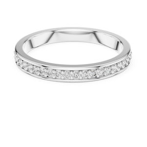 Bague solitaire en or rose 14 carats avec diamant de laboratoire rond pour femme |   Vêtements de mariage |   Nouveau diamant cultivé - Product Image 4