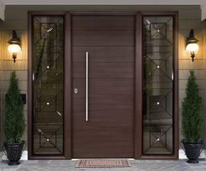 Puerta de Madera Sólida de Alta Seguridad para Uso Exterior/Interior, Aislamiento Acústico, Garantía de 3 Años, Precio de Fábrica en Vietnam - Product Image 5