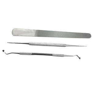 Kit d'outils de soin des ongles en acier inoxydable professionnel de luxe, 4 pièces, ensemble d'instruments de podologie - Product Image 5