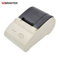 Imprimante thermique de reçus de point de vente Brightek élégante noire et blanche avec port série RS232 en stock