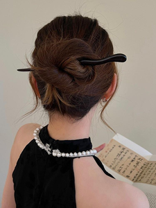 กิ๊บติดผมไม้แกะสลักคุณภาพดีที่สุดสำหรับผู้หญิงและเด็กผู้หญิง - Product Image 5