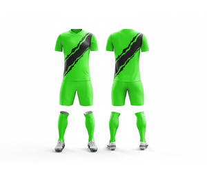 12. Conjunto de Camiseta y Pantalones Cortos de Fútbol de Alto Rendimiento |   Tallas para Hombres, Mujeres y Jóvenes |   Ropa Deportiva Ligera de Secado Rápido para Entrenamiento - Product Image 3