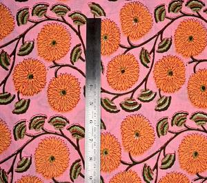 Tissus en coton non tissés à motifs floraux, poids moyen, écologiques, séchage rapide, pour quilting, couture, artisanat, textile de maison, pour filles, style Rajasthani - Product Image 4