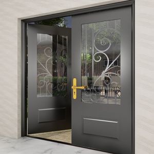 Puertas Artísticas de Acero |   Puertas de Entrada de Hierro Forjado Personalizadas, Diseñadas para una Seguridad Duradera, Lujo, Estilo y Valor de Propiedad a Nivel Mundial - Product Image 4