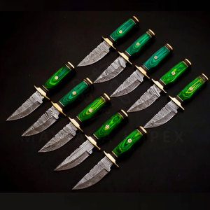 Lot de couteaux de chasse Damas mixtes avec étui – Livraison immédiate, stock disponible, vente en gros uniquement, option de sélection et d'assemblage de couteaux - Product Image 2
